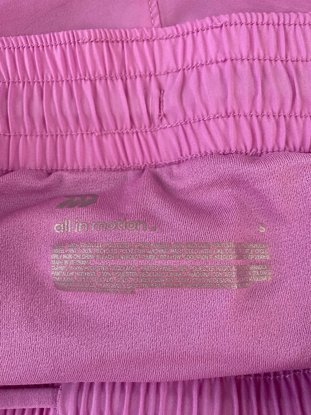 Like new! Target All in Motion Women's Pink Athletic Shorts with Elastic Waist